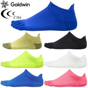 Goldwin ゴールドウィン 正規品 C3fit シースリーフィット 男女兼用 ユニセックス 5本指 アーチサポート ショート ソックス 2025モデル 「 GC23302 」