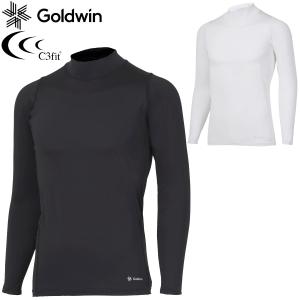 Goldwin ゴールドウィン 日本正規品 C3fit ( シースリーフィット ) クーリング モックネック ロングスリーブ 長袖 シャツ 「 GC62110 」｜ezaki-g