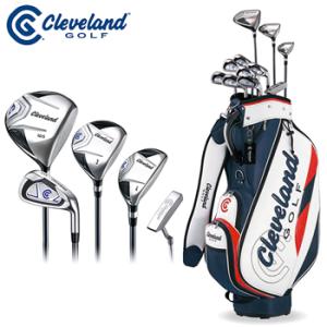 Cleveland(クリーブランド)日本正規品 PACKAGE SET セットクラブ 「メンズクラブ11本セット&amp;キャディバッグ付き(12点セット)」