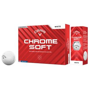 Callaway キャロウェイ日本正規品 CHROME SOFT クロムソフト 2024新製品 ゴルフボール 1ダース(12個入)｜ezaki-g