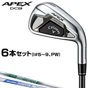 Callaway キャロウェイ 日本正規品 APEX DCB エイペックス アイアン スチールシャフト 6本セット(I#5〜9、PW)