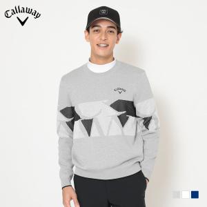 Callaway（キャロウェイ） ゴルフ ロゴジャカード ポリエステル ニット