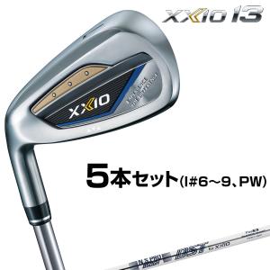 ダンロップ 日本正規品 ゼクシオ13 アイアン NSPRO850GH DST for XXIOスチールシャフト 5本セット(#6〜9、PW) 2024新製品 レフトモデル(左用) XXIO13｜ezaki-g