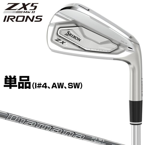 ダンロップ日本正規品 SRIXON ZX5 Mk II アイアン Diamana ZX-II 60 ...