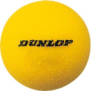 ダンロップ スポンジYLショートテニス用スポンジボール イエロー dpt-spnge2yl6box