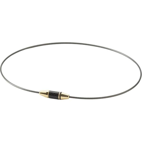 ファイテン(PHITEN) RAKUWAネックレス EXTREME カーボン ゴールド 50cm
