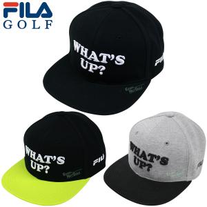 FILA GOLF フィラ ゴルフ 正規品 平つば キャップ 2023モデル 「 743-900 」｜ezaki-g