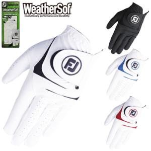 FOOTJOY フットジョイ 日本正規品 WeatherSof ウェザーソフ メンズ ゴルフグローブ(左手用) 「 FGWF18 」
