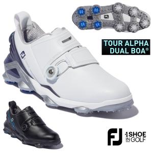 FOOTJOY(フットジョイ)日本正規品 TOUR ALPHA DUAL BOA (ツアーアルファーデュアルボア) ソフトスパイクメンズゴルフシューズ