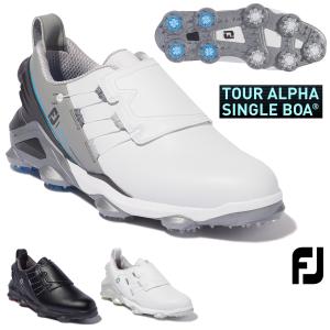 FOOTJOY フットジョイ日本正規品 TOUR ALPHA SINGLE BOA (ツアーアルファーシングルボア) ソフトスパイクメンズゴルフシューズ