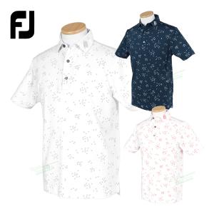 FOOTJOY フットジョイ 春夏ウエア バードフロックプリントライル半袖シャツ 「FJ-S20-S13」