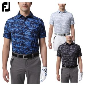 フットジョイ FOOTJOY ゴルフウエア メンズ 半袖シャツ 「 FJ-S23-S15 」 ストレッチ 吸汗速乾 春夏ウエア｜ezaki-g