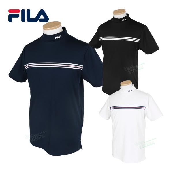 FILA GOLF フィラゴルフ ゴルフウエア 半袖シャツ 「 743600 」 モックネック 春夏...