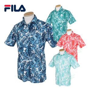 FILA GOLF フィラゴルフ ゴルフウエア 半袖シャツ 「 743612 」 ボタニカルPT 春夏ウエア｜ezaki-g