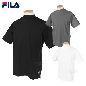 フィラゴルフ FILA GOLF ゴルフウエア メンズ 半袖モックネックシャツ UVカット 吸汗速乾 接触冷感 「 746630 」 2026春夏モデル 【当店在庫品】