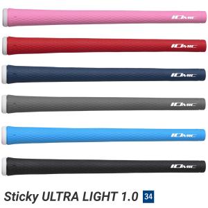 IOMIC イオミック 日本正規品 Sticky ULTRA LIGHT1.0 ( 34g ) スティッキーウルトラライト ウッド＆アイアン用 ゴルフグリップ 単品(1本)｜ezaki-g