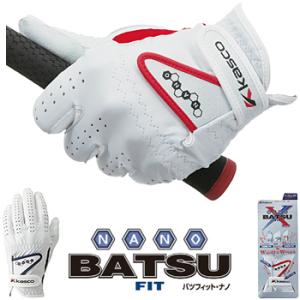 Kasco キャスコ 正規品 BATSU FIT NANO バツフィットナノ メンズ ゴルフグローブ(左手用)  「 SF-1820 」
