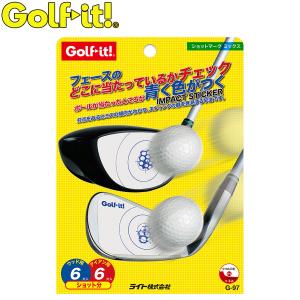 Golfit! ゴルフイット ライト正規品 ショットマーク ミックス (ウッド用＆アイアン用) 「G-97」 「ゴルフスイング練習用品」｜ezaki-g