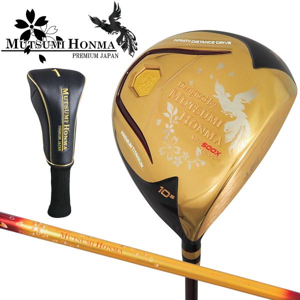 本間睦 MUTSUMI HONMA ムツミホンマ日本正規品 MH500X 鳳凰 ドライバー 2023...