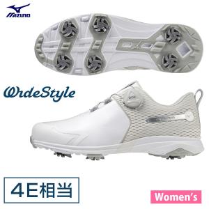 MIZUNO ミズノ 正規品 WIDE STYLE SL BOA ウィメンズ ワイドスタイルSL ボア ソフトスパイク ゴルフシューズ 2022モデル 「 51GW2230 (4E相当) 」｜ezaki-g