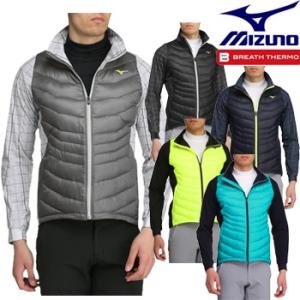 MIZUNO(ミズノ)日本正規品   秋冬ウエア  ブレスサーモ テックフィル  中綿入りハイブリッドミドラー  ゴルフウエア 「52ME7514」