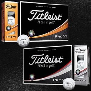 タイトリスト日本正規品「PROV1」、「PROV1X」ゴルフボール1ダース(12個入り)