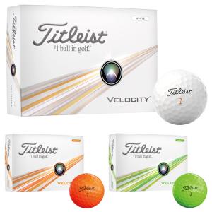 Titleist タイトリスト日本正規品 VELOCITY ベロシティ ゴルフボール1ダース(12個入)