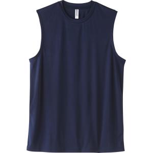 LL ネイビー 3.5オンス インターロック ノースリーブ