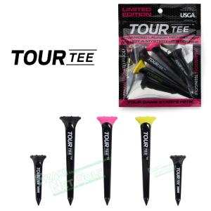 TOUR TEE ツアーティー正規品 BLACK COMBO LIMITED EDITION (ブラックコンボリミテッドエディション) ゴルフティー 5本セット｜ezaki-g