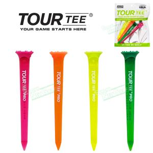 Golfit! ゴルフイット ライト 正規品 TOUR TEE PRO NEONS ツアーティー プロ ネオン ゴルフティー 「 全長80mm(4本入) T-489 」