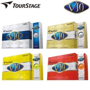 ブリヂストン日本正規品ツアーステージ新V10ゴルフボール1ダース(12個入)