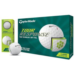 TaylorMade テーラーメイド 日本正規品 TOUR RESPONSE ツアーレスポンス 2022モデル ゴルフボール 1ダース(12個入) 「 N0803401 」｜ezaki-g