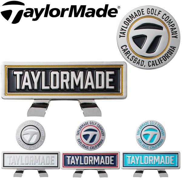 TaylorMade テーラーメイド 日本正規品 メタルTエンブレム キャップ ボールマーカー 20...