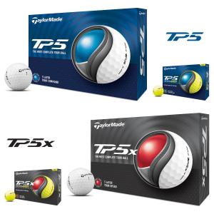 TaylorMade テーラーメイド 日本正規品 TP5シリーズ 2024新製品 ゴルフボール 1ダース(12個入)｜ezaki-g