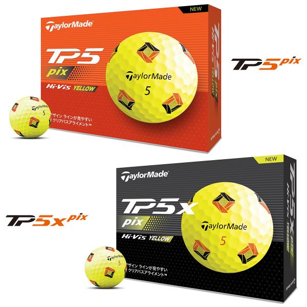 TaylorMade テーラーメイド 日本正規品 TP5 Pixシリーズ 2024新製品 ゴルフボー...