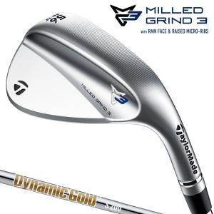 TaylorMade テーラーメイド 日本正規品 MILLED GRIND3 ミルドグラインド3 ウェッジ ダイナミックゴールドHTスチールシャフト｜ezaki-g