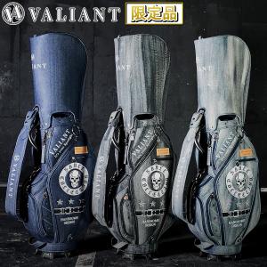 【限定品】 VALIANT バリアント日本正規品 STANDARD スカルコレクション デニム キャディバッグ 「VA-017CB」