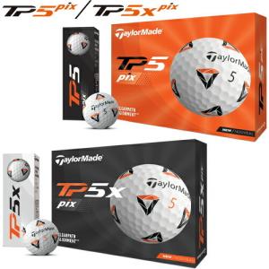 2021年モデル日本正規品 テーラーメイド TP5 Pix TP5X pixゴルフボール 1ダース12個入り 「TaylorMade TP5 ピックス TP5X ピックス」 あすつく対応