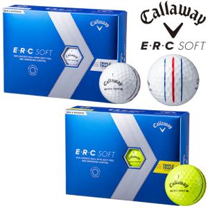 キャロウェイ ERCソフト トリプル・トラック ゴルフボール 1ダース12個入り CALLAWAY ERC SOFT TRIPLE TRACK｜ezansu-golf