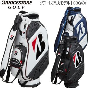 ブリヂストンゴルフ ツアーレプリカモデル キャディバッグ 「BRIDGESTONE GOLF CBG401」｜ezansu-golf