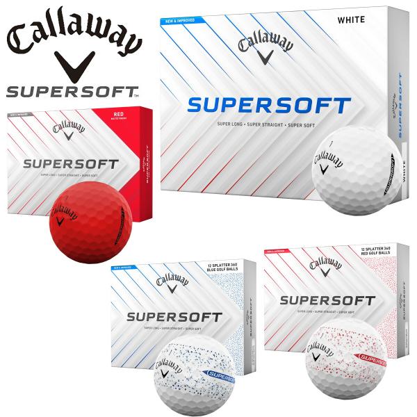 キャロウェイ スーパーソフト ゴルフボール 1ダース12個入り CALLAWAY SUPER SOF...