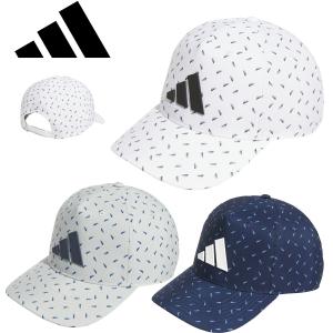 アディダス ゴルフ 総柄 スナップバック クーリング キャップ メンズ ゴルフアクセサリー「Adidas KVI40」