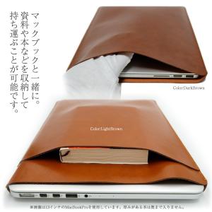 レザー ノートパソコン ケース マックブック ...の詳細画像1