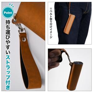 アイコスケース レザー ストラップ付き IQO...の詳細画像2