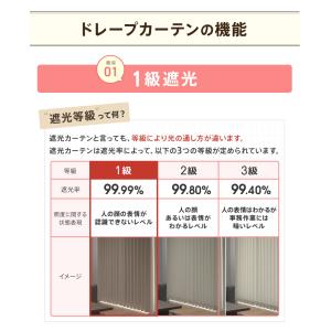 オーダーカーテン 遮光 1級 防炎 遮熱 保温...の詳細画像2