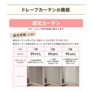 北欧カーテン オーダー 遮光 1級 3級 形状...の詳細画像3