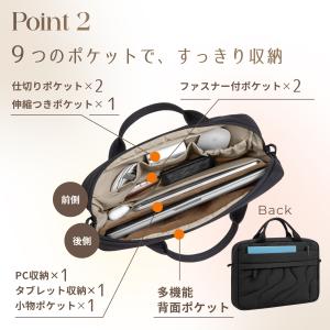 tomtoc 360°保護 パソコンバック A...の詳細画像5