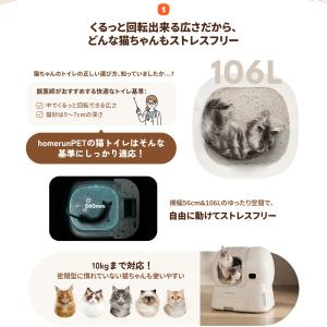 homerunPET 全自動猫トイレ Lobo...の詳細画像3