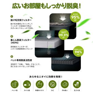 homerunPET 空気清浄機 D1 消臭 ...の詳細画像4