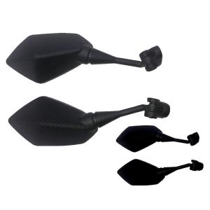 バイク カウル ミラー バイクミラー 左右セット ブラック